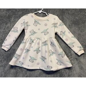 Star Wars Baby Yoda Grogu Skater Dress Baby Girls Size 18 Months